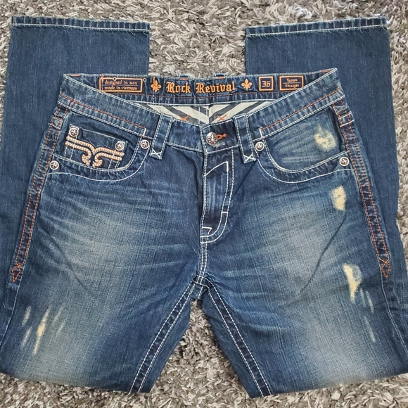Rock Revival Tyson Straight Mens Jeans 